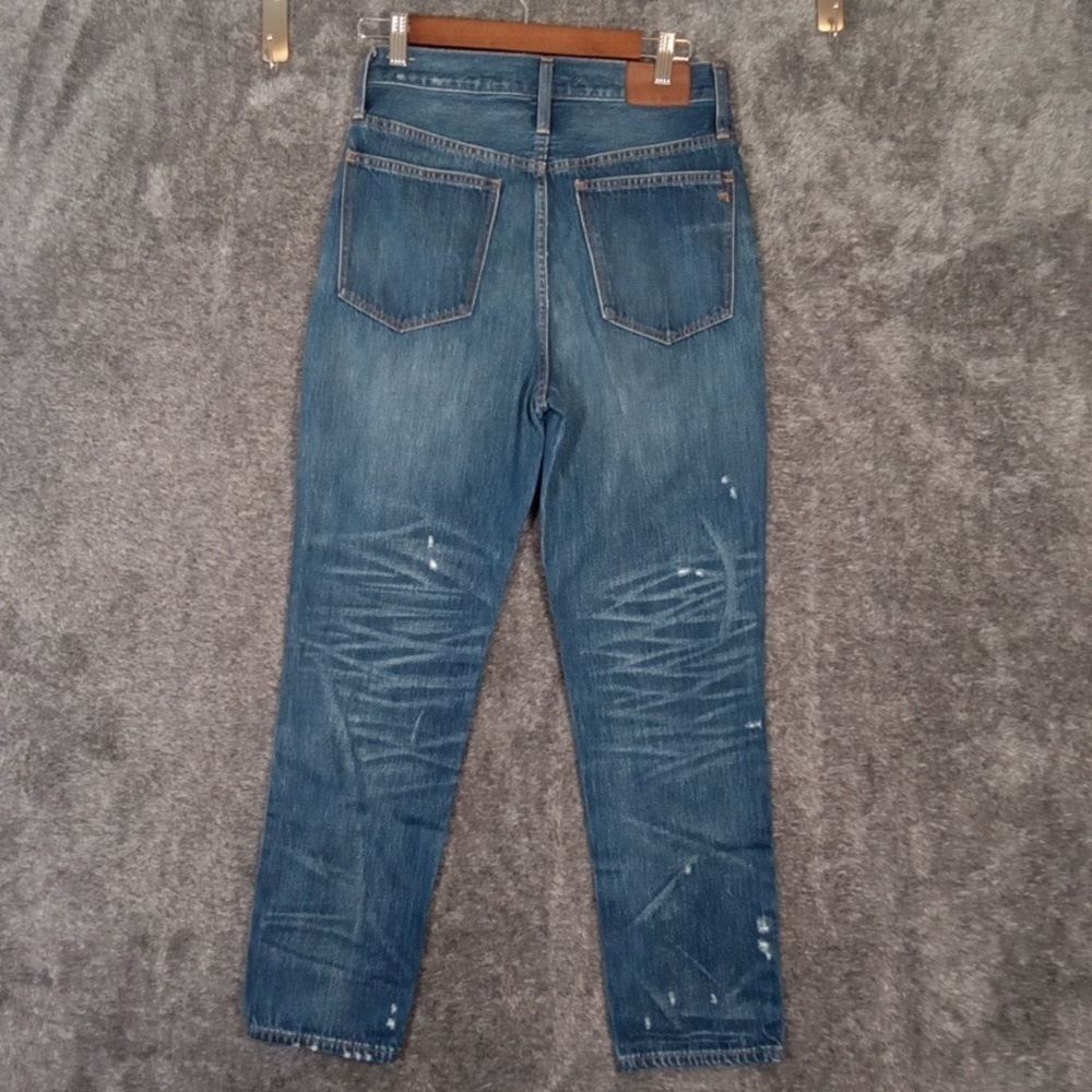 Madewell Classic Straught Jeans In Croston Wash Old School Womens  26 - Picture 4 of 13